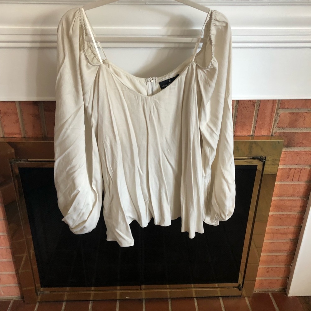 Pomander off the shoulder top
